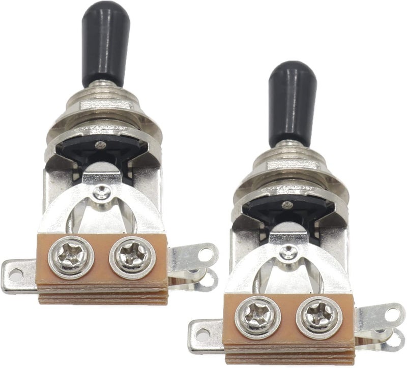 Cheerock Electric Guitar 3-Way Toggle Selector Switch for Les Paul - 2pcs Pickup Switch, Guitar Accessories - Image 2